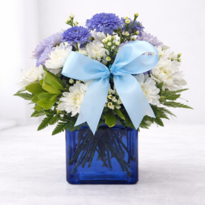 Baby Boy Cube Arrangement